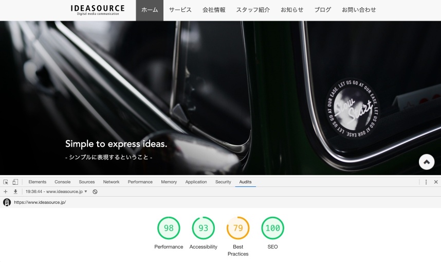Auditの測定結果