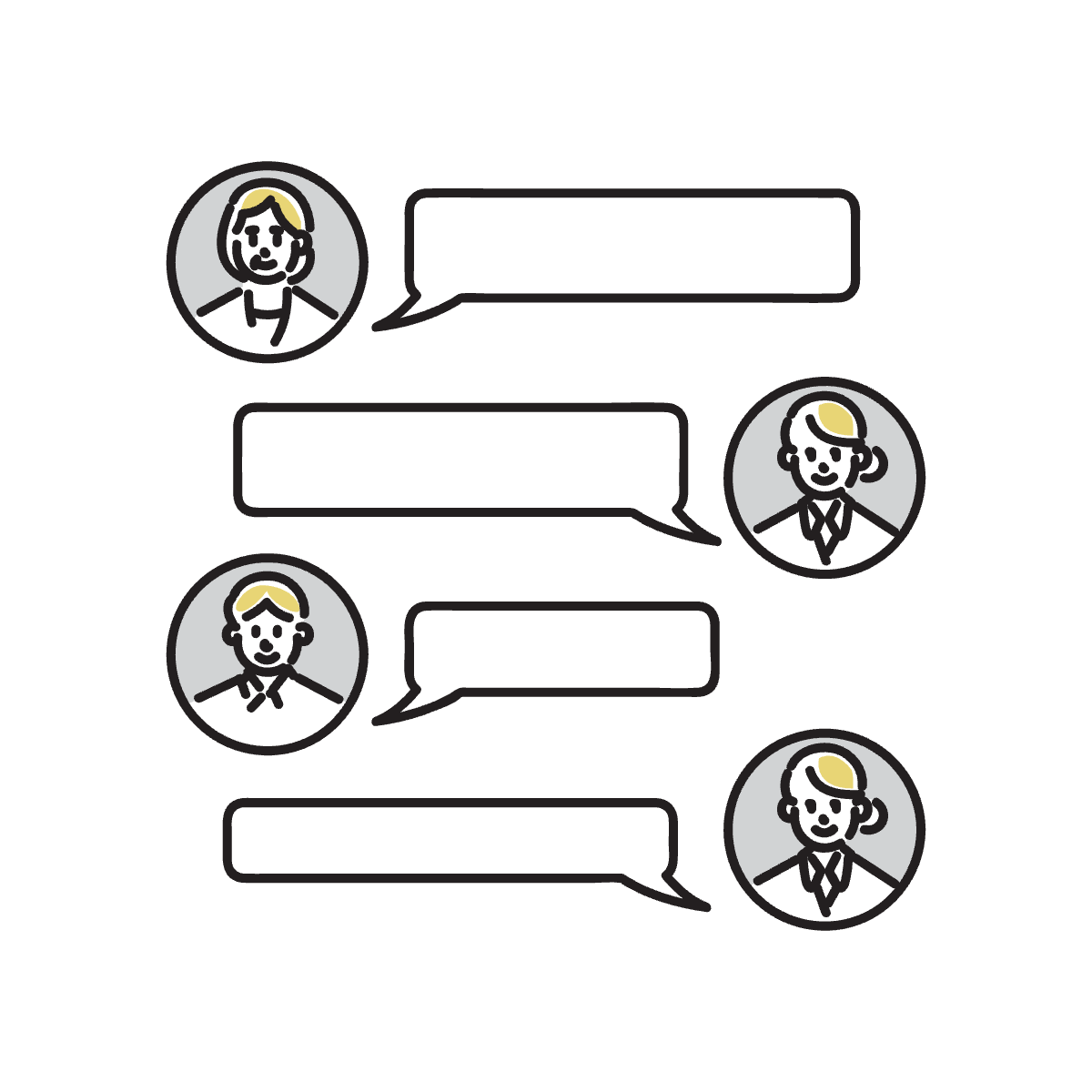 SNS運用支援(各種SNSの運用サポート)のイラスト